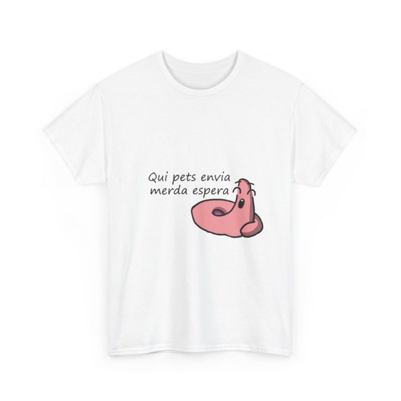 Blanco - Camiseta «Qui pets envia»