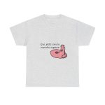 Gris ceniza - Camiseta «Qui pets envia» Gris ceniza - Camiseta «Qui pets envia»