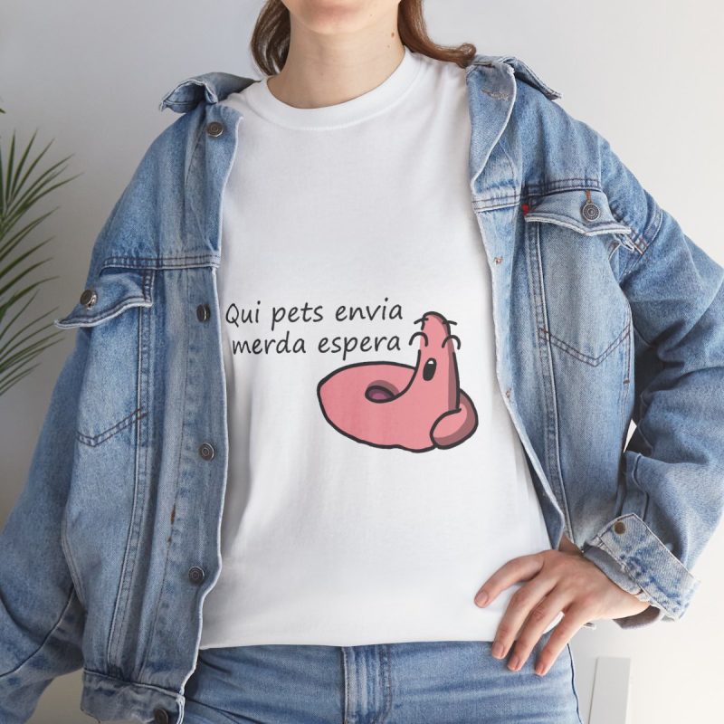 Camiseta «Qui pets envia»