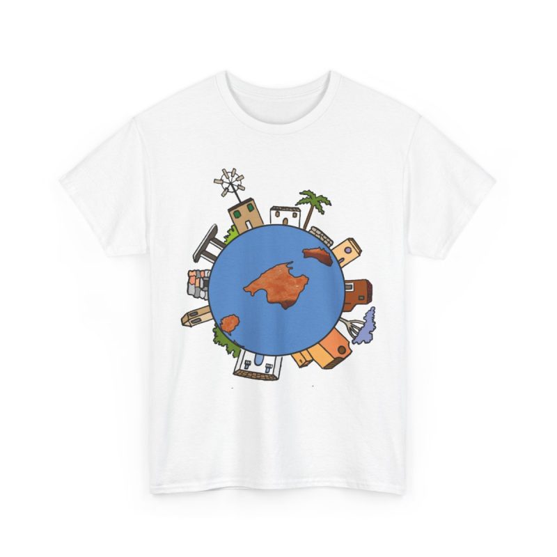 Blanco - Camiseta «Cada casa és un món»