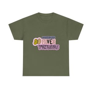 Verde militar - Camiseta «Divendres, faves tendres»