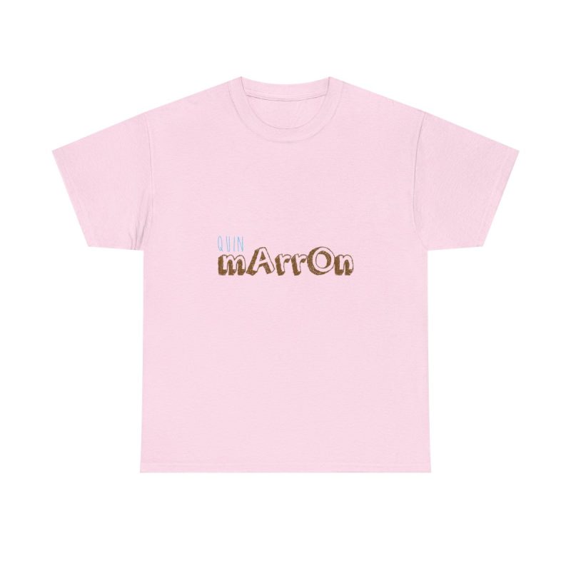 Rosa claro - Camiseta «Quin marrón»
