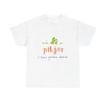 Blanco - Camiseta «Cada dia va pitjor i avui pareix demà» Blanco - Camiseta «Cada dia va pitjor i avui pareix demà»