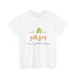 Blanco - Camiseta «Cada dia va pitjor i avui pareix demà» Blanco - Camiseta «Cada dia va pitjor i avui pareix demà»