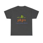 Gris oscuro jaspeado - Camiseta «Cada dia va pitjor i avui pareix demà» Gris oscuro jaspeado - Camiseta «Cada dia va pitjor i avui pareix demà»