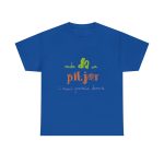 Azul royal - Camiseta «Cada dia va pitjor i avui pareix demà» Azul royal - Camiseta «Cada dia va pitjor i avui pareix demà»