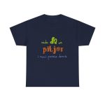 Azul marino - Camiseta «Cada dia va pitjor i avui pareix demà» Azul marino - Camiseta «Cada dia va pitjor i avui pareix demà»