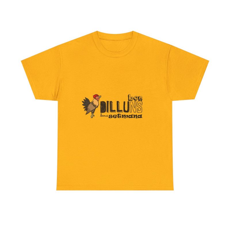 Amarillo dorado - Camiseta Dilluns Gall