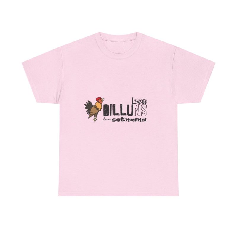 Rosa claro - Camiseta Dilluns Gall