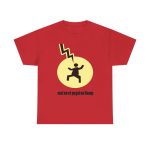Rojo - Camiseta «Mal no et toqui un llamp» Rojo - Camiseta «Mal no et toqui un llamp»