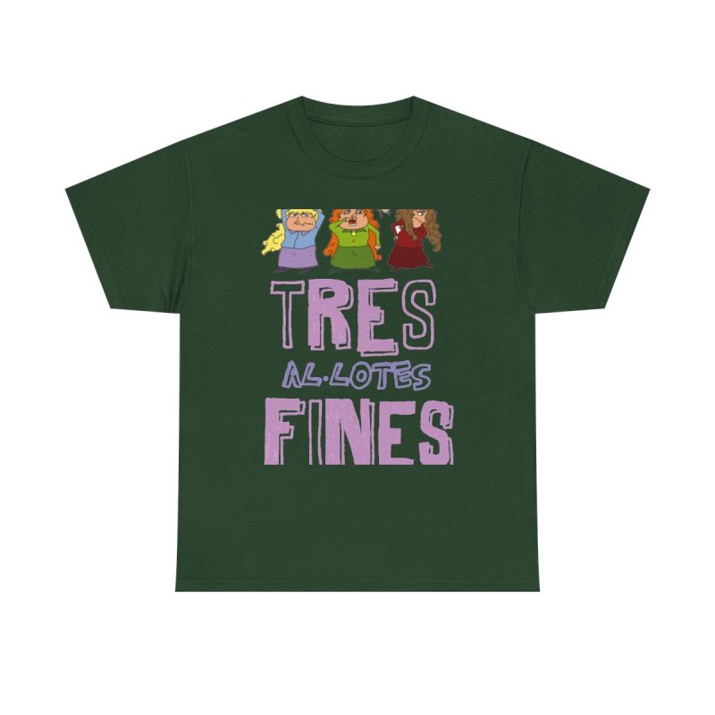 Verde bosque - Camiseta «Tres al·lotes fines»