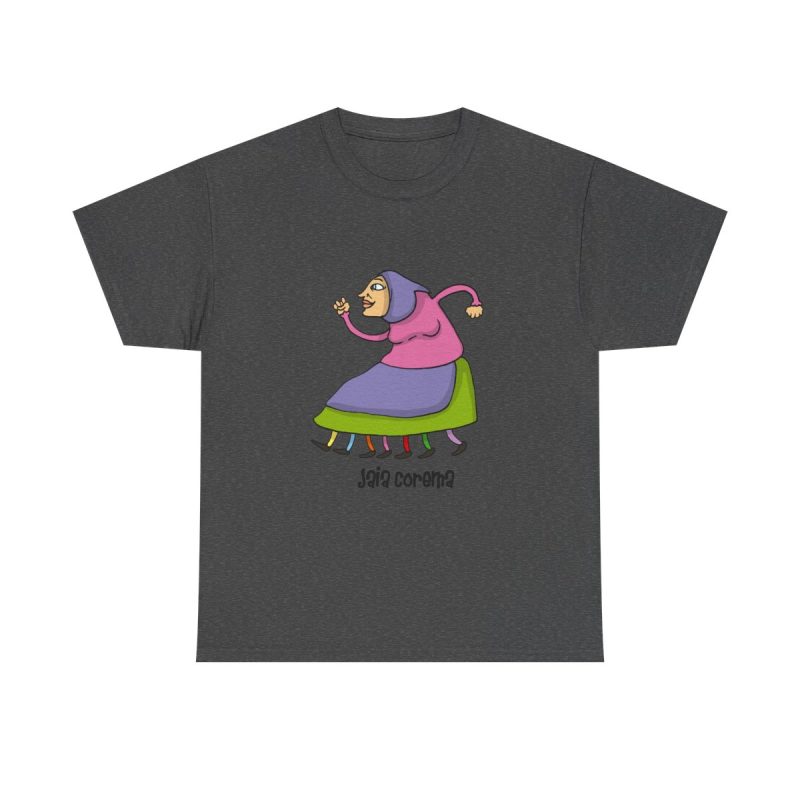Gris oscuro jaspeado - Camiseta Jaia Coremá Lletres