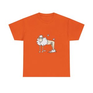 Naranja - Camiseta Tondra: una oveja entre nubes