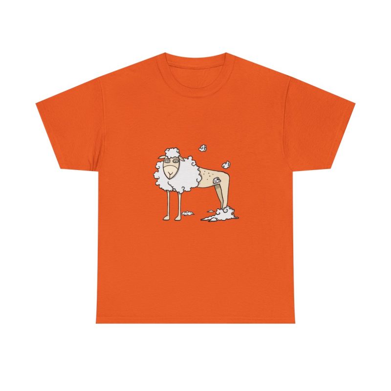 Naranja - Camiseta Tondra: una oveja entre nubes Naranja - Camiseta Tondra: una oveja entre nubes