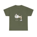 Verde militar - Camiseta Tondra: una oveja entre nubes Verde militar - Camiseta Tondra: una oveja entre nubes