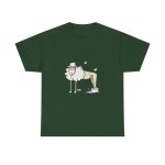 Verde bosque - Camiseta Tondra: una oveja entre nubes Verde bosque - Camiseta Tondra: una oveja entre nubes