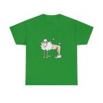 Verde irlandes - Camiseta Tondra: una oveja entre nubes Verde irlandes - Camiseta Tondra: una oveja entre nubes