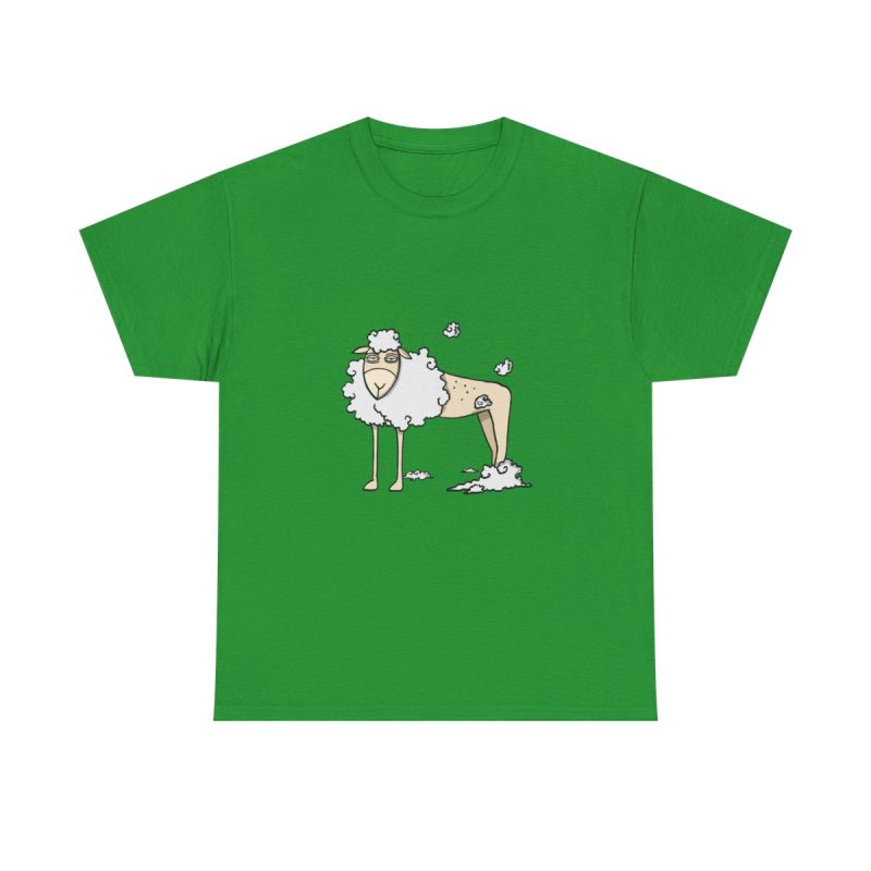Verde irlandes - Camiseta Tondra: una oveja entre nubes