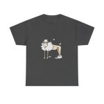 Gris oscuro jaspeado - Camiseta Tondra: una oveja entre nubes Gris oscuro jaspeado - Camiseta Tondra: una oveja entre nubes