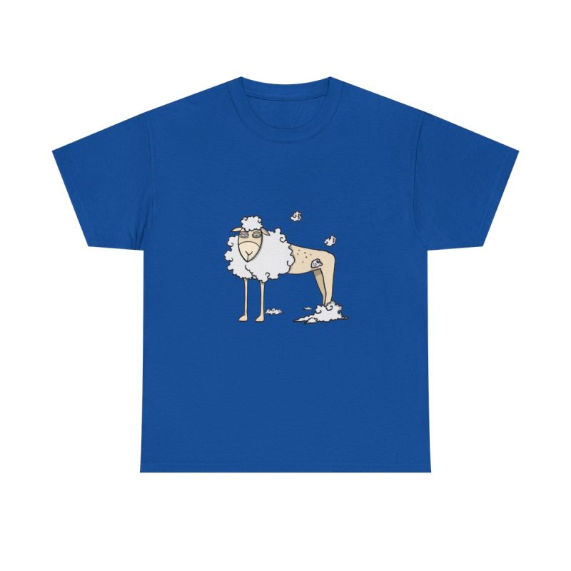 Azul royal - Camiseta Tondra: una oveja entre nubes