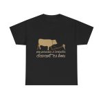 Negro - Camiseta «No passis s’arada davant es bou»