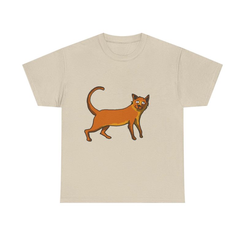 Arena - Camiseta Moix – gato naranja de paseo
