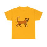 Amarillo dorado - Camiseta Moix – gato naranja de paseo