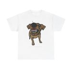 Blanco - Camiseta «Ca que ladra no mossega»
