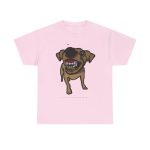 Rosa claro - Camiseta «Ca que ladra no mossega»
