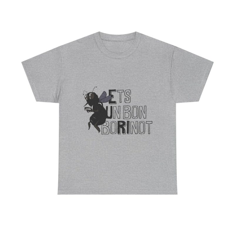 Gris jaspeado - Camiseta «Ets un bon borinot»