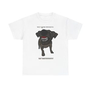 Blanco - Camiseta «Ca que lladra no mossega»