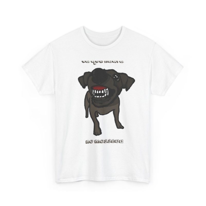 Blanco - Camiseta «Ca que lladra no mossega»