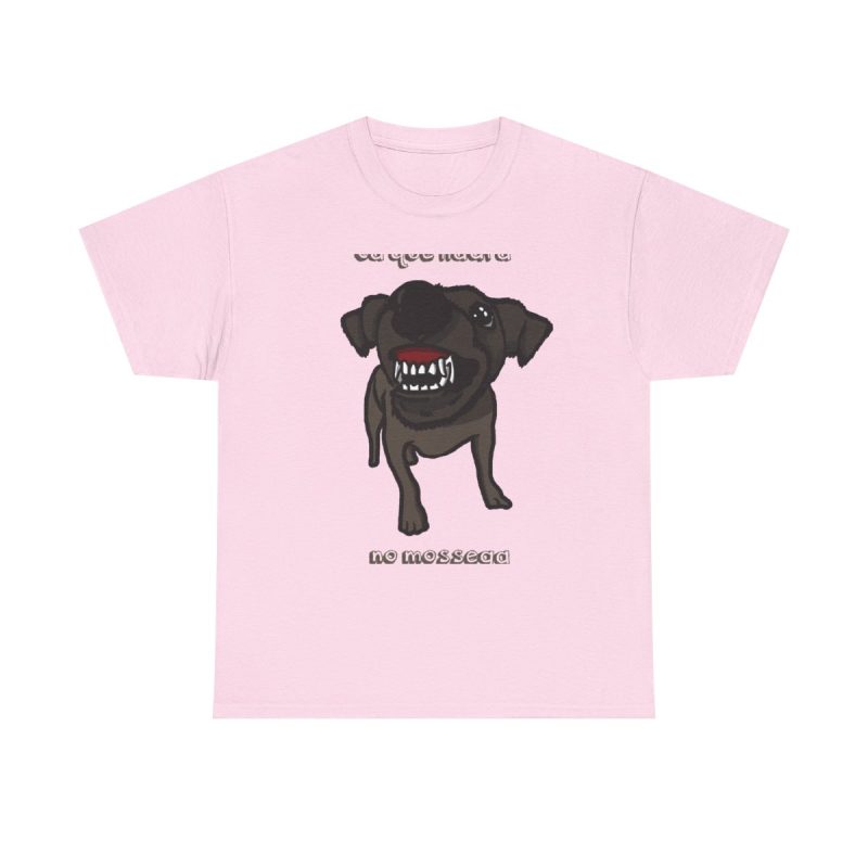 Rosa claro - Camiseta «Ca que lladra no mossega»