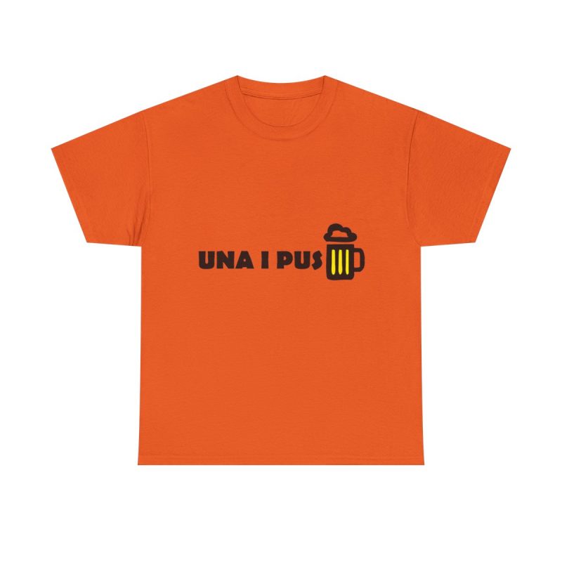 Naranja - Camiseta «Una i pus» cervessa