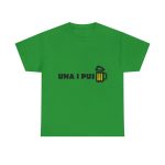 Verde irlandes - Camiseta «Una i pus» cervessa