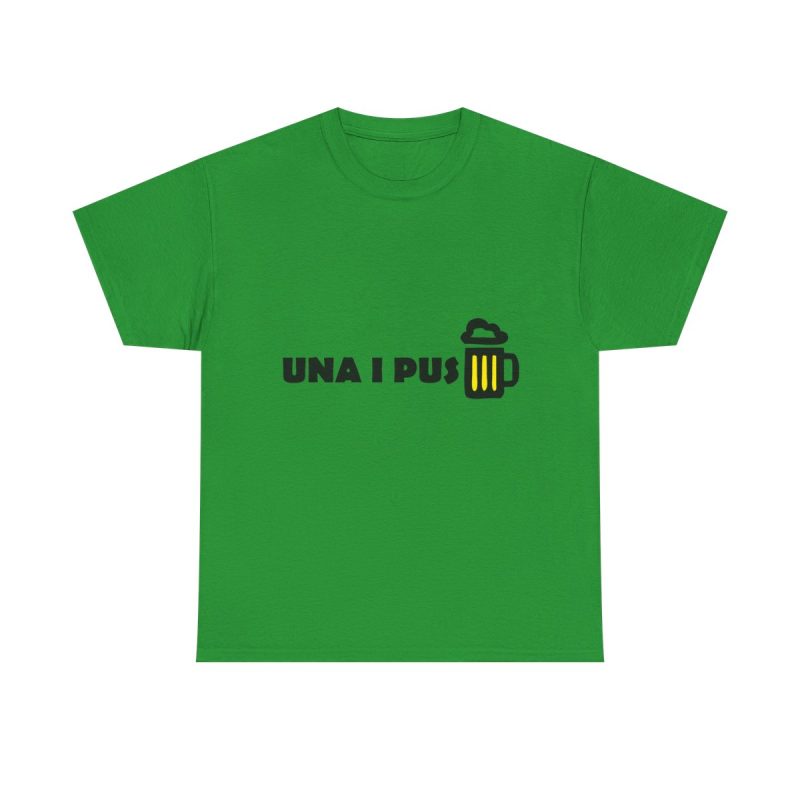 Verde irlandes - Camiseta «Una i pus» cervessa