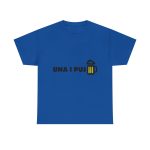 Azul royal - Camiseta «Una i pus» cervessa