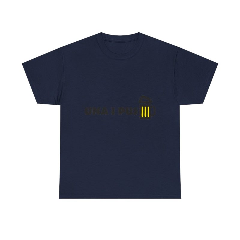 Azul marino - Camiseta «Una i pus» cervessa