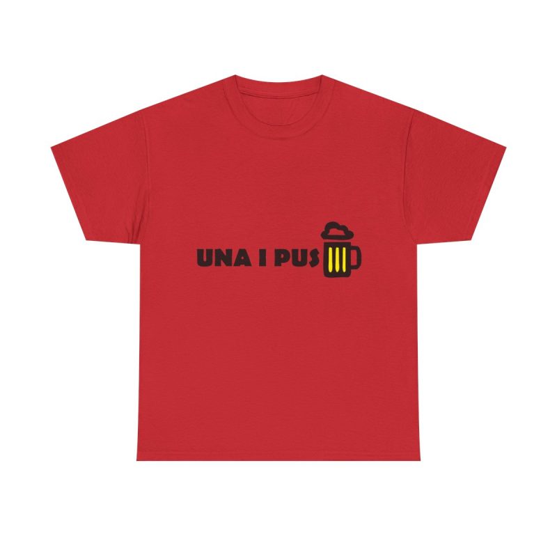Rojo - Camiseta «Una i pus» cervessa