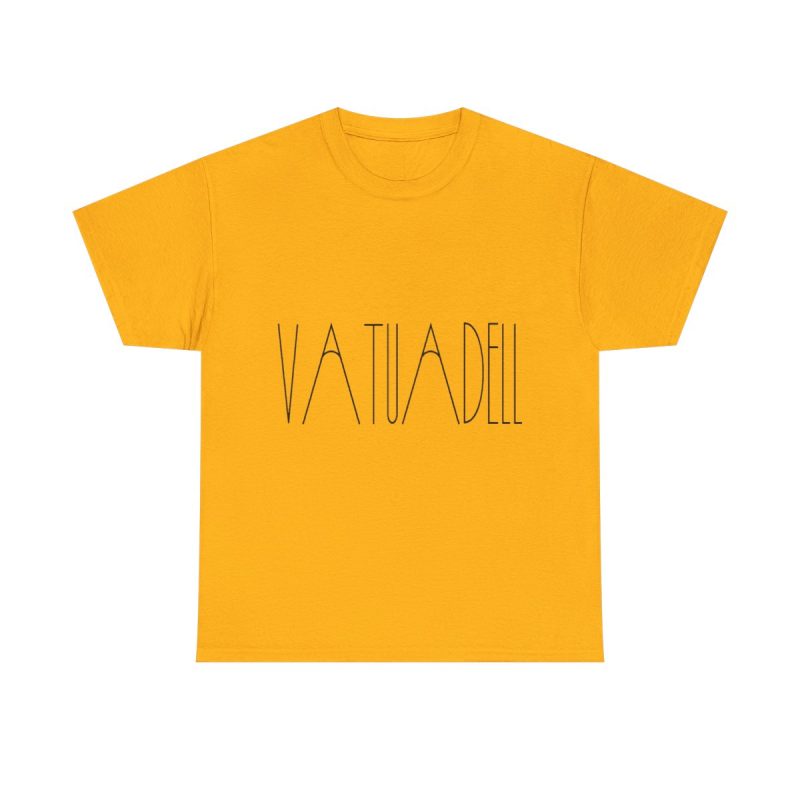 Amarillo dorado - Camiseta «Vatuadell estirat»