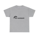 Gris jaspeado - Camiseta «Te ventaré, ventall»