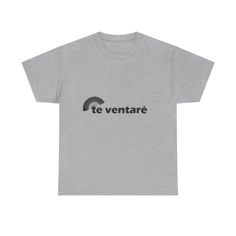 Gris jaspeado - Camiseta «Te ventaré, ventall»