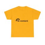 Amarillo dorado - Camiseta «Te ventaré, ventall»