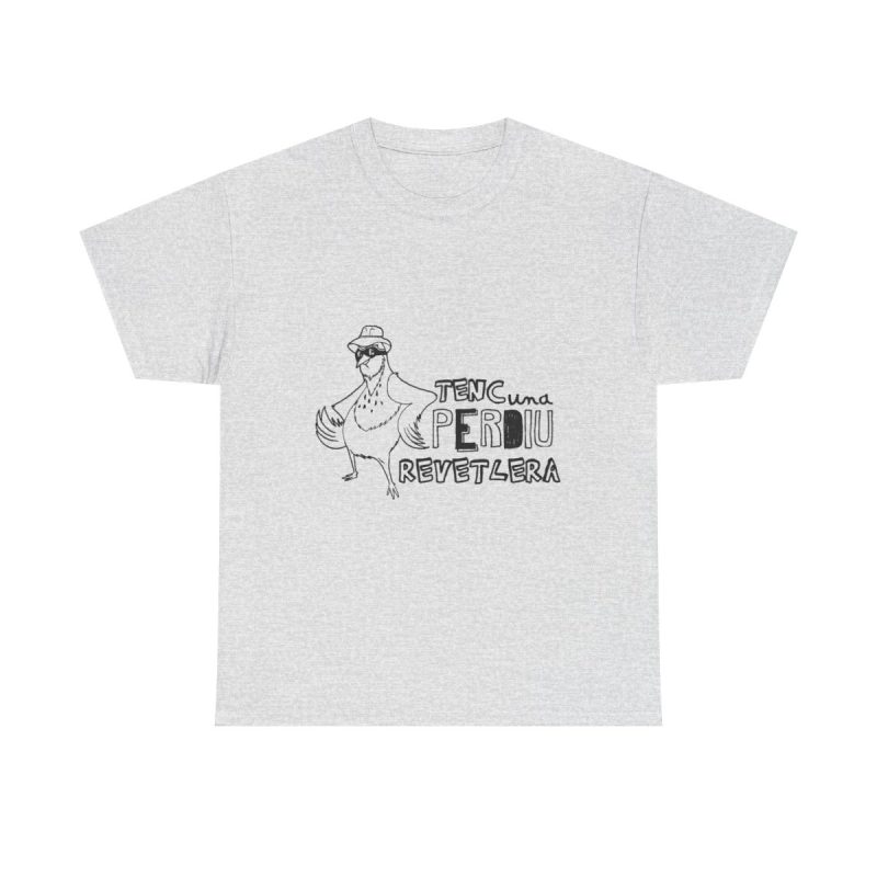 Gris ceniza - Camiseta «Tenc una perdiu revetlera»