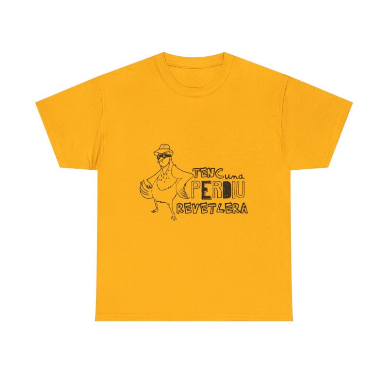 Amarillo dorado - Camiseta «Tenc una perdiu revetlera»