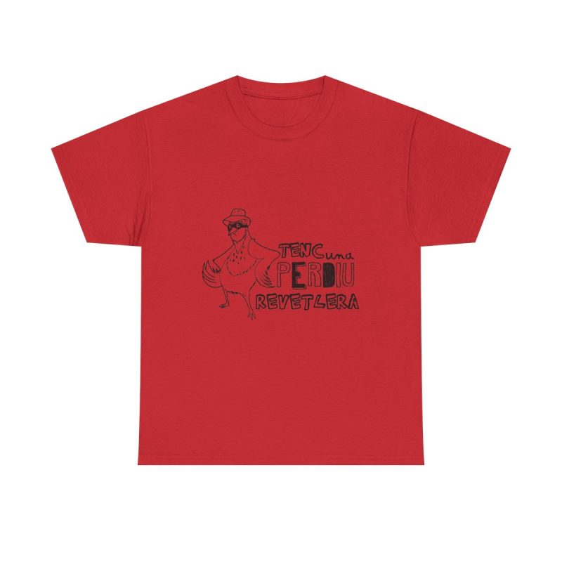 Rojo - Camiseta «Tenc una perdiu revetlera»