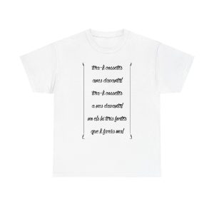 Blanco - Camiseta «tirali cossetes cançó»