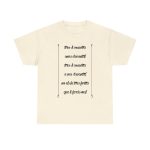 Natural - Camiseta «tirali cossetes cançó»