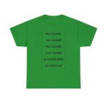 Verde irlandes - Camiseta «tirali cossetes cançó»