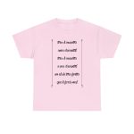 Rosa claro - Camiseta «tirali cossetes cançó»